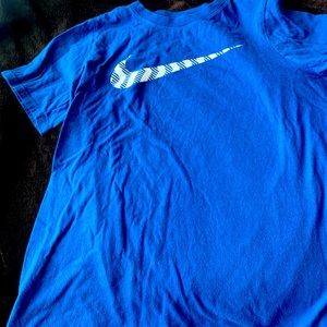 Blue Nike shirt kids